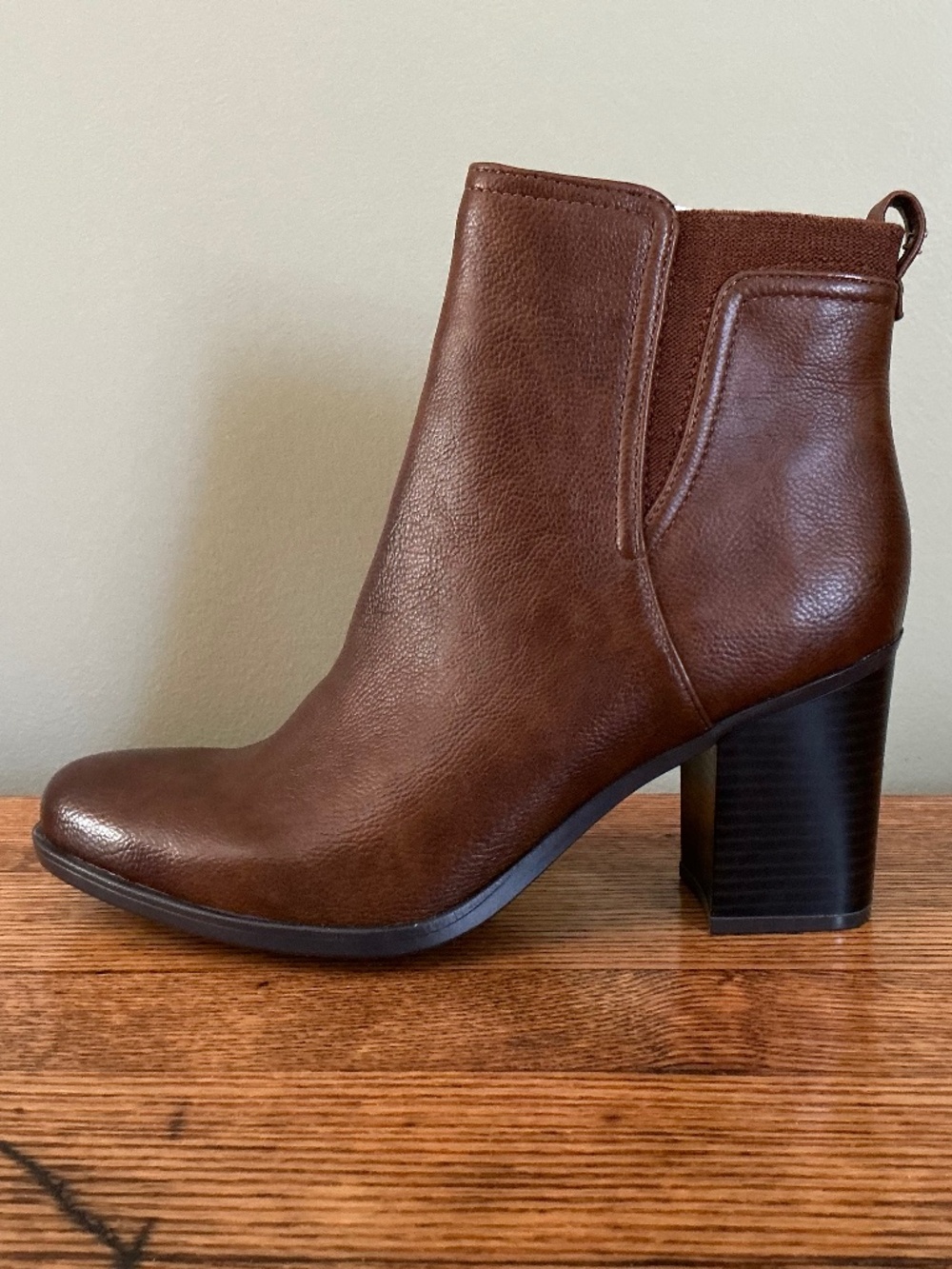 NEW Naturalizer Ankle Boots Style Jodi Zip Side Brown 10M - Picture 15 of 16